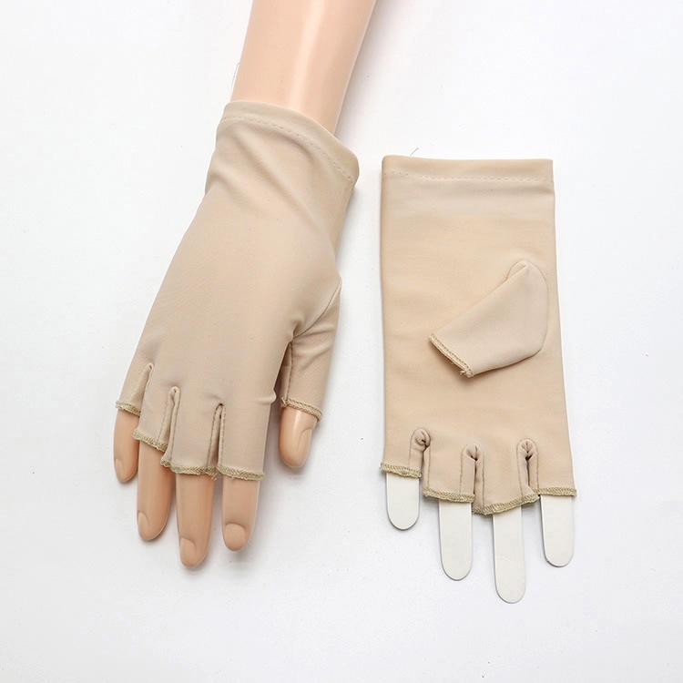 Halbfingerhandschuhe Sommer Sonnenschutzhandschuhe für Männer und Frauen Frühling und Herbst dünne Elektroauto-Etikette Spandex hochelastischer Sonnenschutz_voghion.com