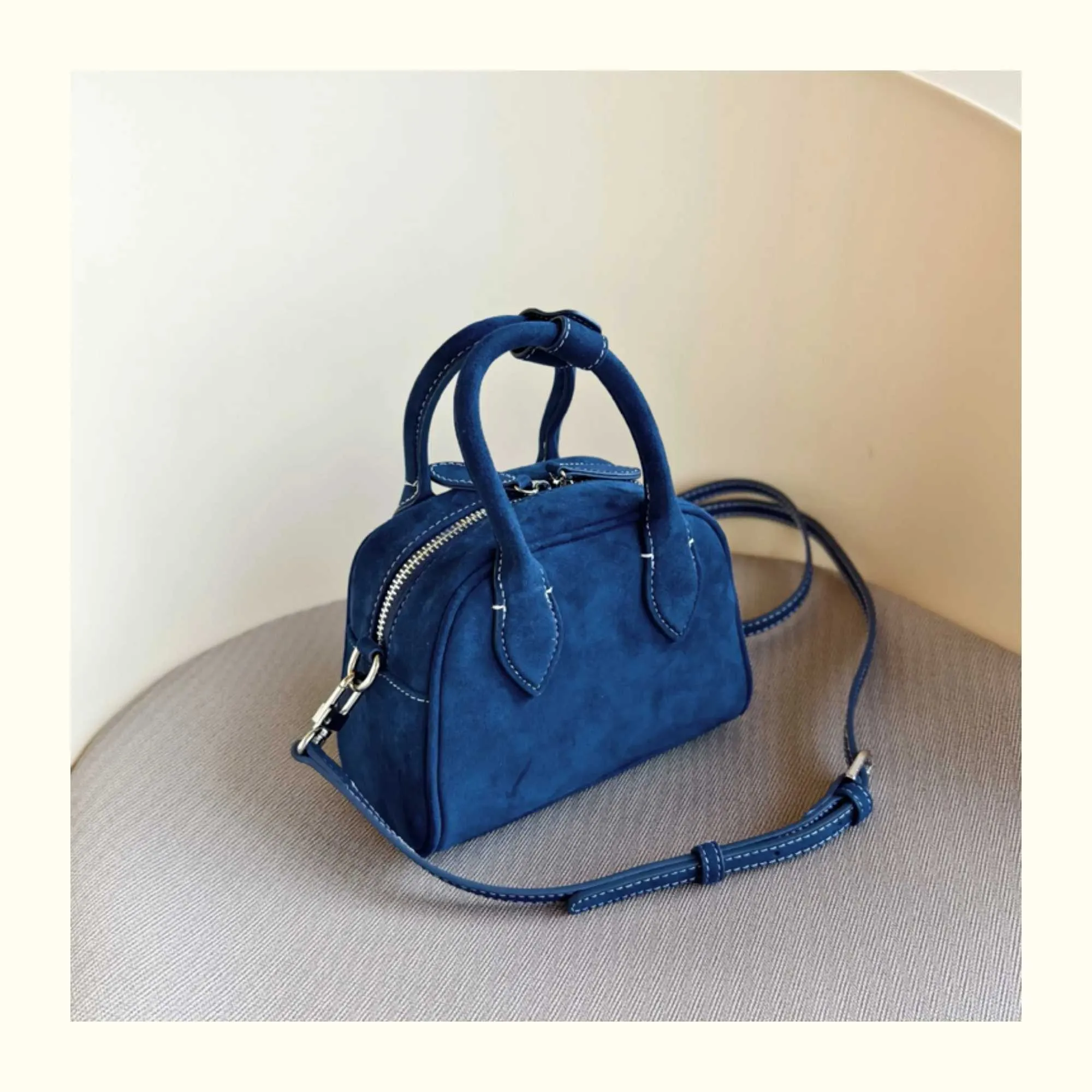 Suède pillow crossbody tas dames retro echt lederen handtas_voghion.com