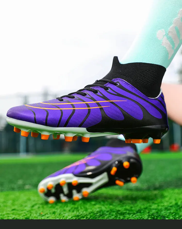 Assassins 15. Generation Fußballschuhe Leonardo DiCaprio, Cristiano Ronaldo, Neymar AG, Short High Top TF, Kinder Spike_voghion.com