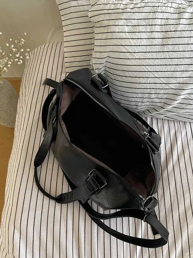 Borsa da viaggio donna grande in ecopelle borsa a tracolla lusso_voghion.com