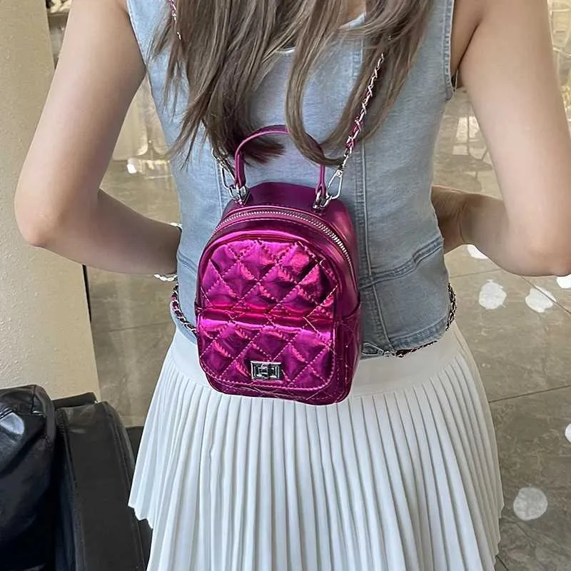 Mini Rucksack Für Damen Modischer Pu Leder College Reise Rucksack_voghion.com