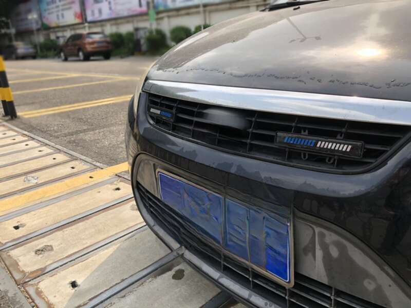 12V 36LED Auto Leuchtender Kühlergrill Limousine Pickup Truck Frontgesicht Tagfahrlicht, Außendekoration, Atmosphäre_voghion.com