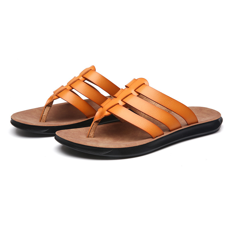 Unschlagbare Qualität Sommer Neue Mode Trend Herren Fischgräten Hausschuhe_voghion.com