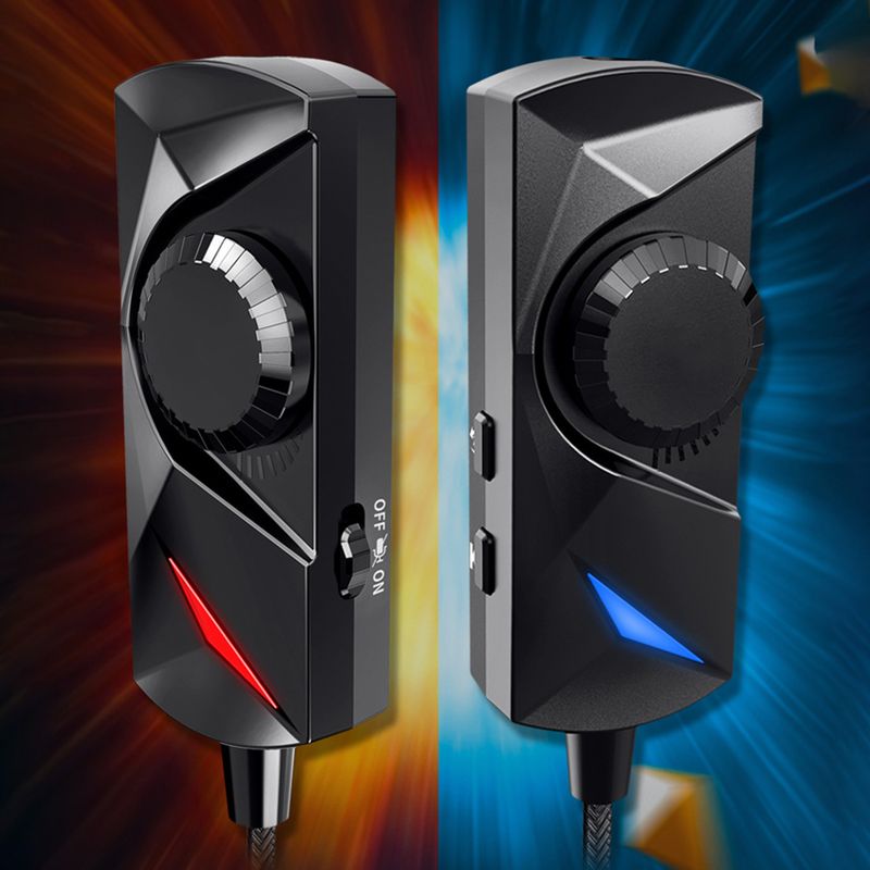 Farfi External 7.1 Surrounding Multiple Effect Black Plug and Play No Driver Sound Card Adapter for Game_voghion.com