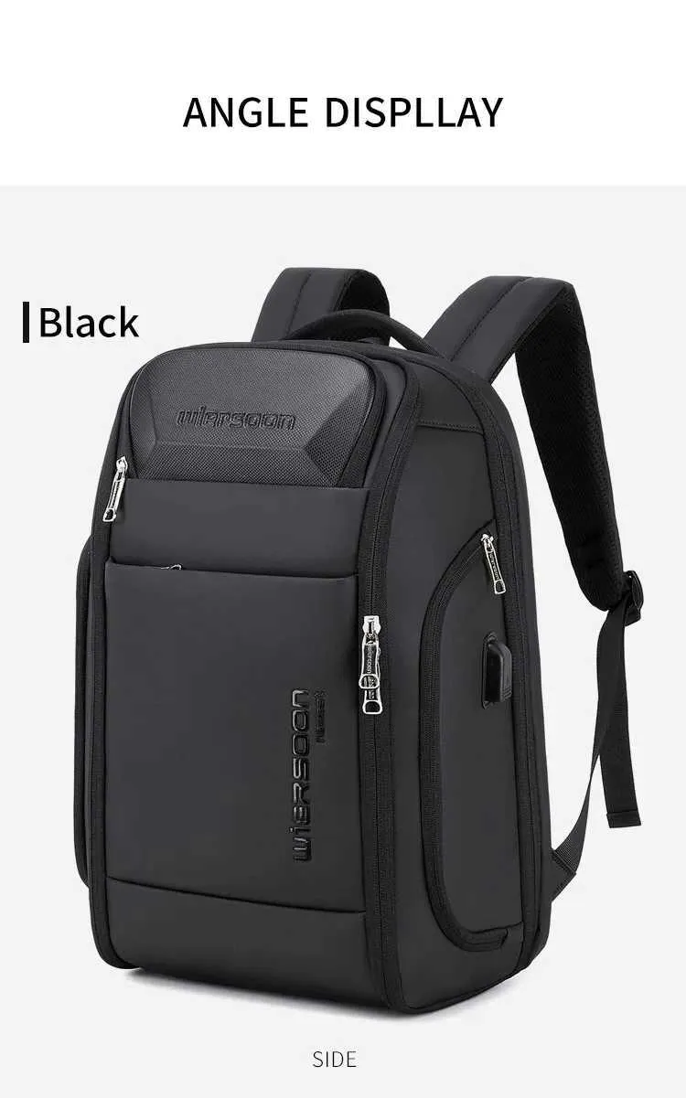 Waterproof Anti-theft Men's Business Backpack With Usb Charging_voghion.com