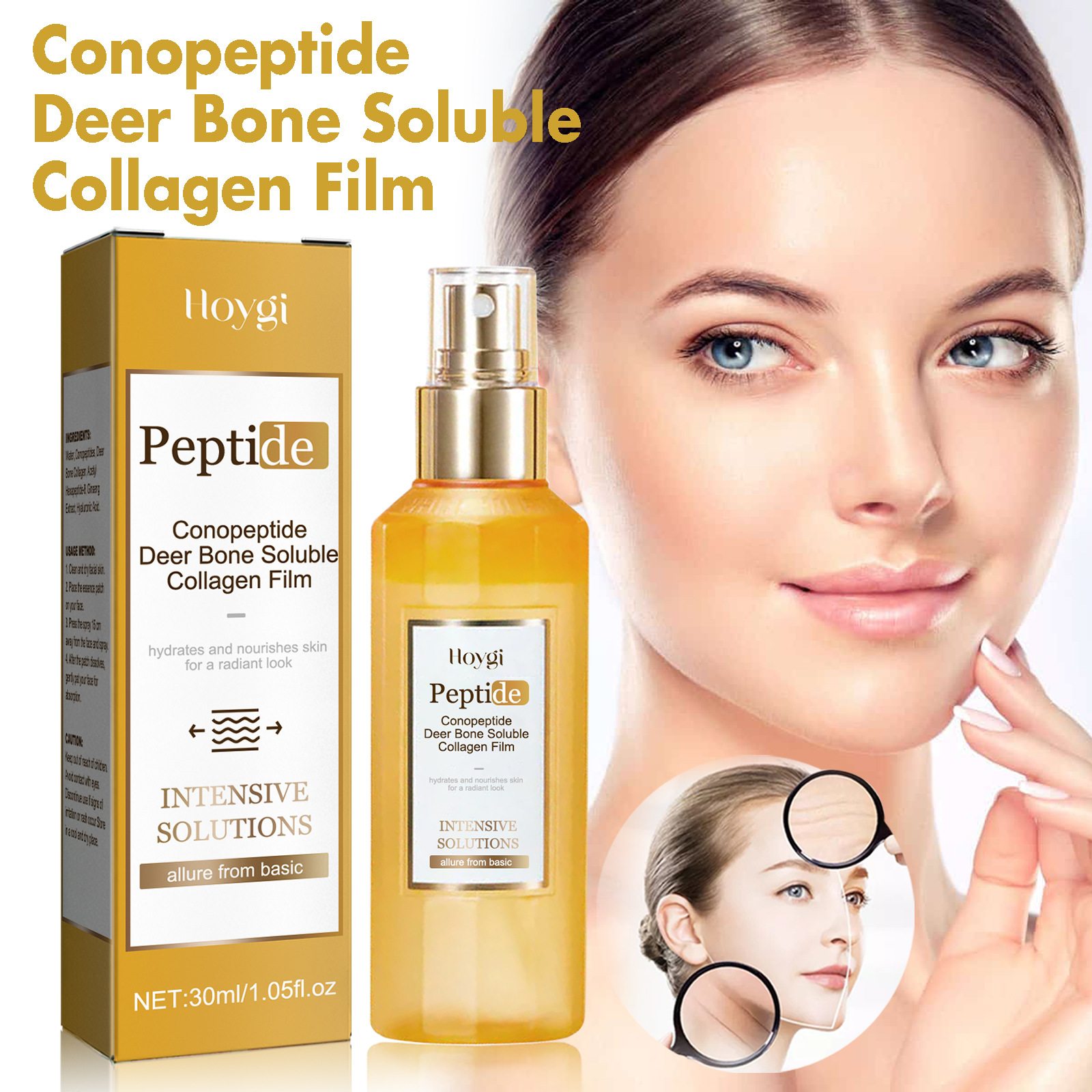 Hoygi Anti aging to fade dull brighten skin, moisturize, moisturize and anti-aging skin care essence_voghion.com