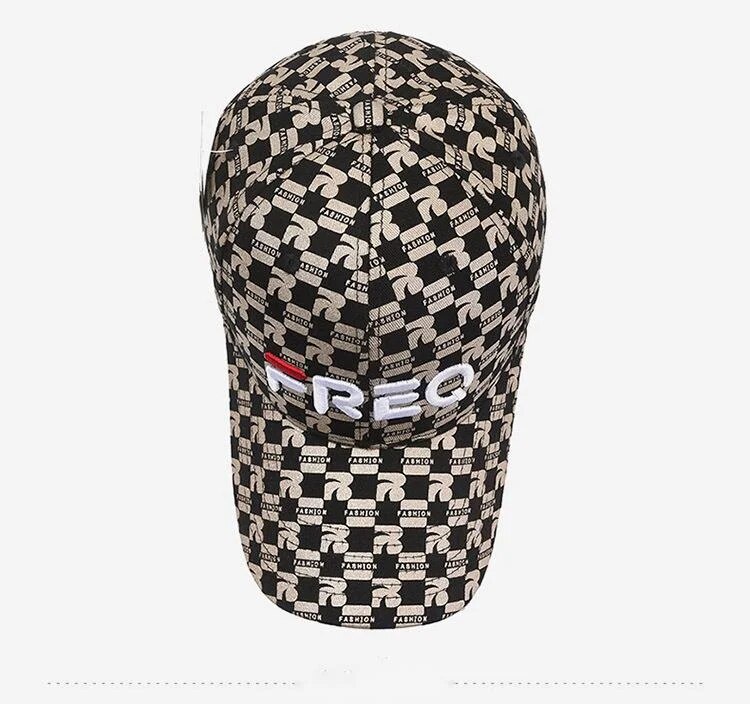 Baseball Men's Summer FREQ Letter Duck Tongue Hat Spring and Autumn Show Face Small Fashion Trend Sunshade, Sunscreen,_voghion.com