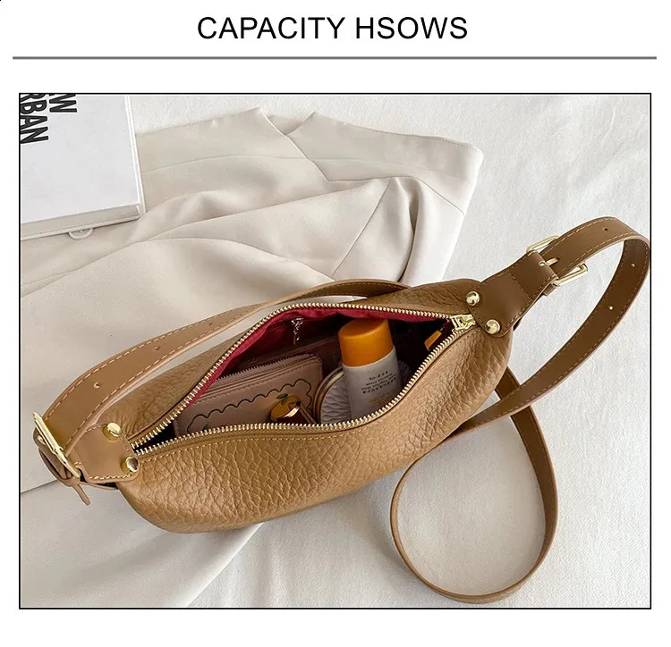 Geantă de umăr pentru femei, geantă de mână din piele naturală cu 3 straturi cu fermoar, geantă de mână din piele de vacă, geantă crossbody pentru femei, geantă de mână Hobos Messenger Tote_voghion.com