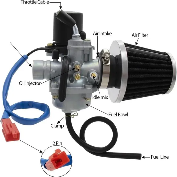Carburatore per motore JOG 50 90 1E40QMB 1PE40QMB_voghion.com