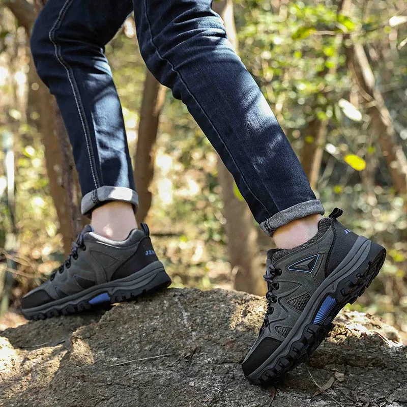 Herren Wanderschuhe Rutschfest Warm Outdoor Trekkingschuhe_voghion.com