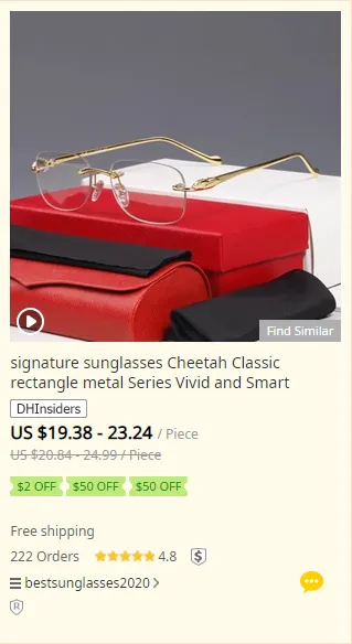 Sonnebrëller Fraen Männer Moud Alphabet Sonnebrëller Mark Quadrat Brëller Retro Klassesch Ketten Sonnebrëller gëeegent fir all_voghion.com