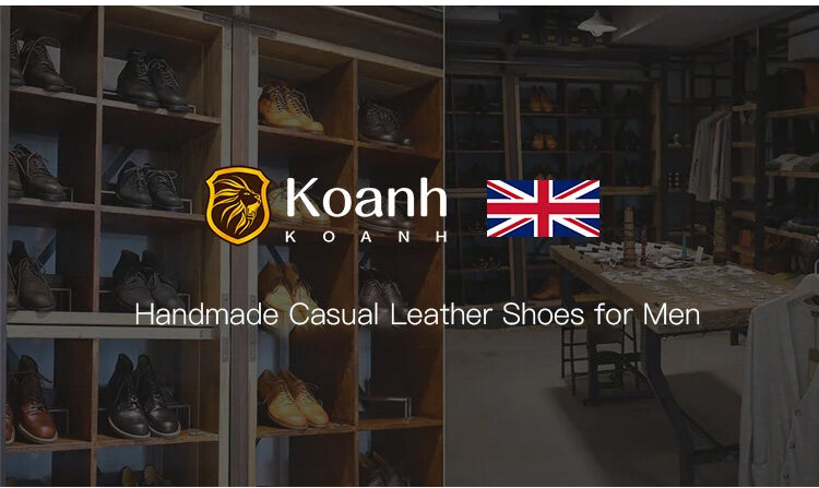 vivinatural Handmade Cowhide Breathable Casual Leather Shoes Fashionable and stylish_voghion.com