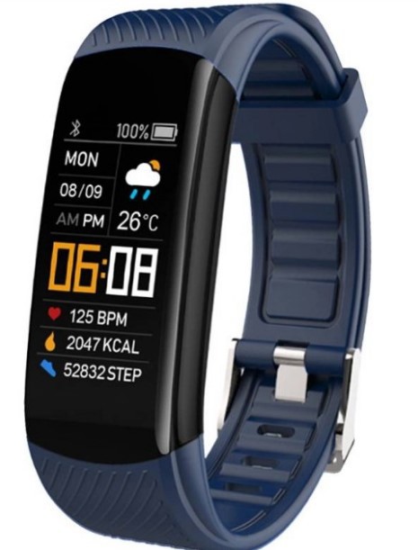 C5s Smart Bracelet Color Screen Bluetooth Sports Heart Rate Blood Pressure Sleep Sedentary Alarm Clock Step Watch_voghion.com