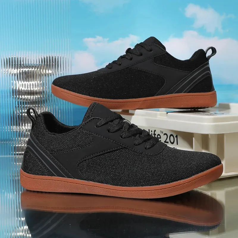 Minimalist Barefoot Unisex Lightweight Breathable Zero Soles Wide Toe Mens Running Outdoor Casual Walking Shoes 240617_voghion.com