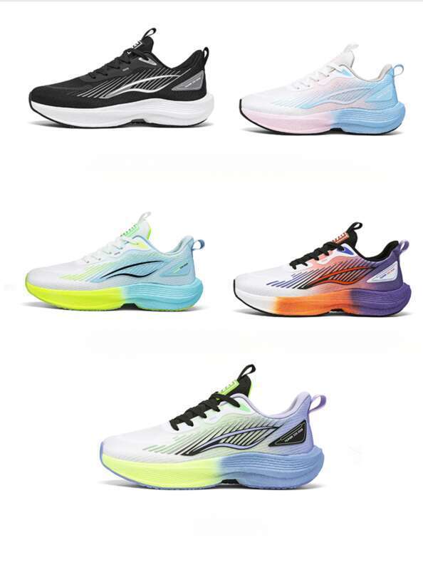 Hierscht Nei Héichqualitativ Flyknit Moud Sport Popcorn Kuelestoffplack Ultraleicht Rebound Koppel Lafschong_voghion.com