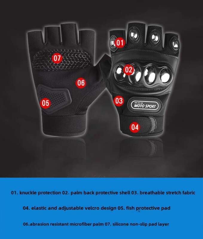 【 3806 Reviews 】 Hard Steel Shell Finger Outdoor Unguided Self-defense Tactical Gloves, Combat Protection, Riding_voghion.com