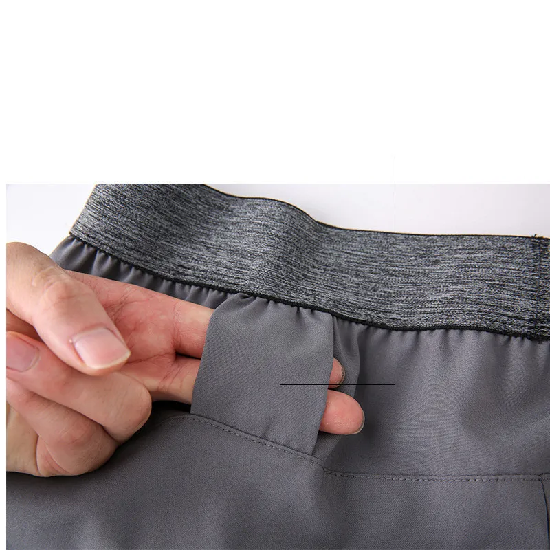 Men's Shorts Yoga Outfit Men Short Pants Running Sport Basketball Breathable Trainer Trousers Adult Sportswear Gym_voghion.com