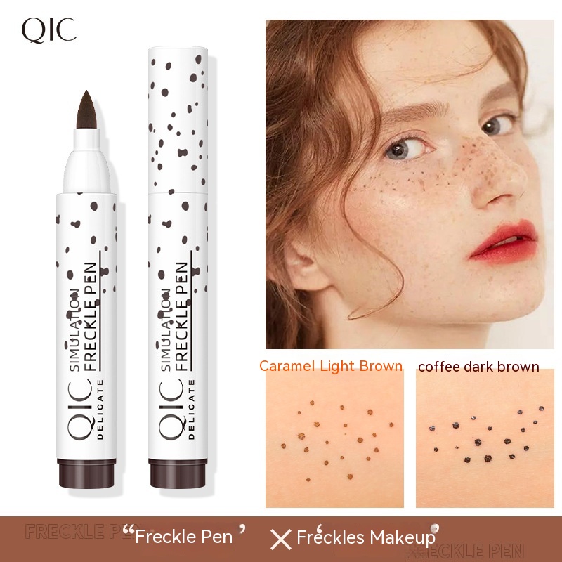 Gesimuleerde sproet voor kleurweergave, waterdicht, niet-afbladderend, schoonheidsvlekjes op het gezicht, make-up stempelpen_voghion.com