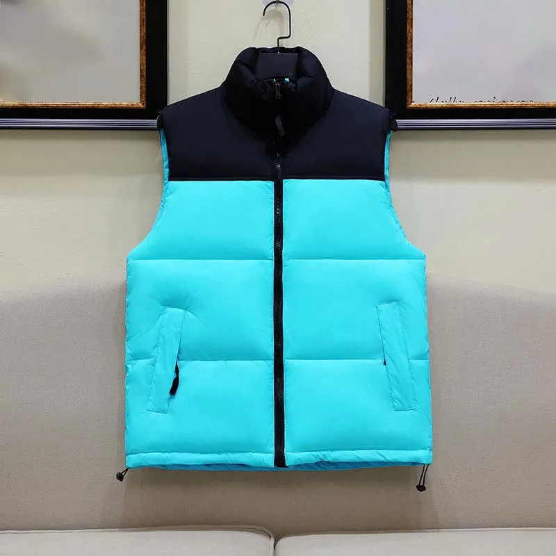 Abrigo de piel para hombre, chaleco acolchado, de diseñador, holgado, moderno, de plumón, para parejas, grueso, clásico, de color, sin mangas ni cuello._voghion.com