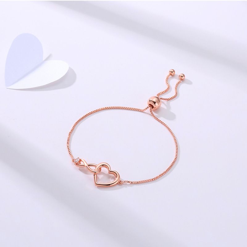 Classic Zircon Eternal Women's Infinite Love Eight Character Bracelet To Express Feelings Fashion Jewelry_voghion.com