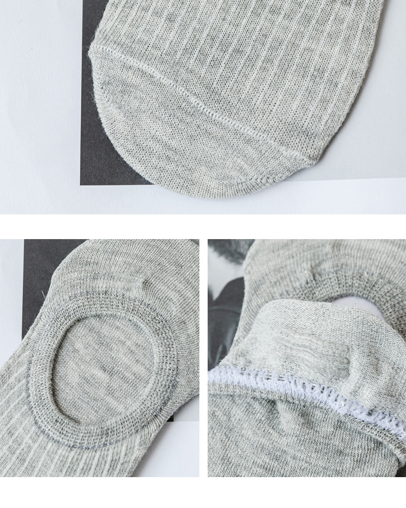 Dünne, neue unsichtbare Sommersocken für Männer und Frauen, Klimaanlagensocken, niedrig geschnittene, hohle, rutschfeste Söckchen mit Fersen_voghion.com
