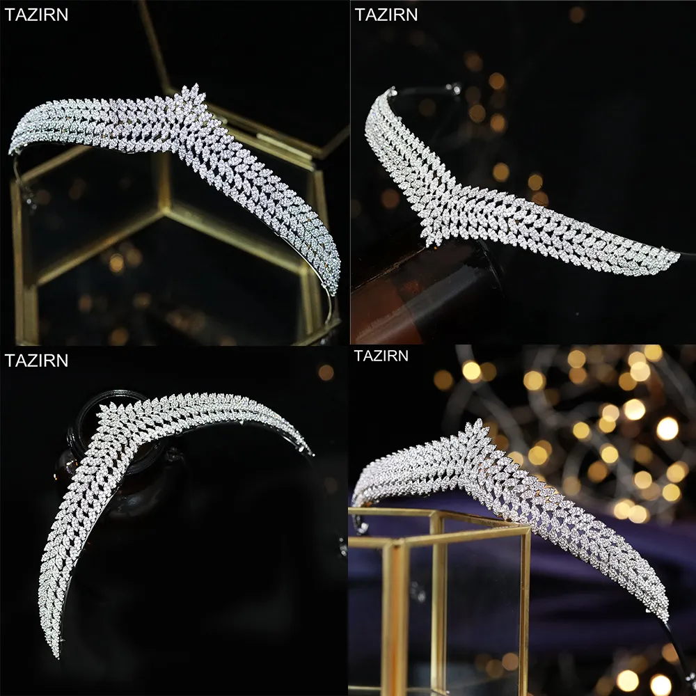 Corona da sposa diadema in zircone per matrimonio e cerimonia_voghion.com