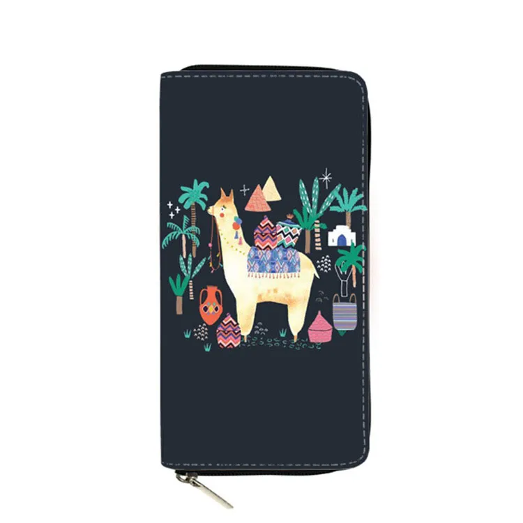Baby Christmas elk Alpaca Print Coin Purse cartoon Xmas deer Alpacasso children wallet 12 styles women Hand bags C5223_voghion.com