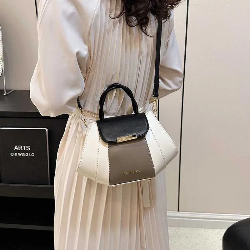 High Quality Soft Leather Handbag Women Purses Female Designer Patchwork Ladies Shoulder Crossbody Bag Sac A Main_voghion.com