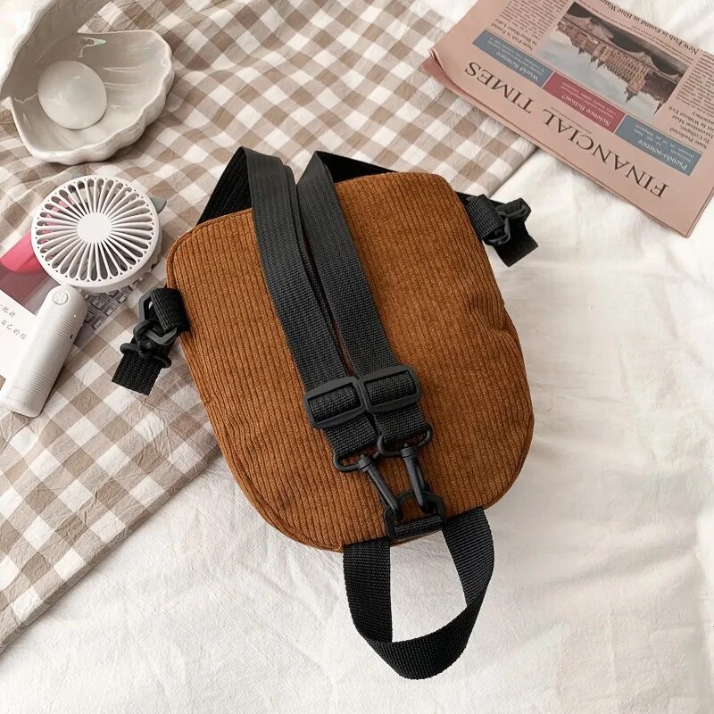 Mode Frauen Mini Rucksack Einfarbig Cord Kleine Rucksäcke Einfach Casual Student Bookbags Reisen Rucksäcke 2022_voghion.com