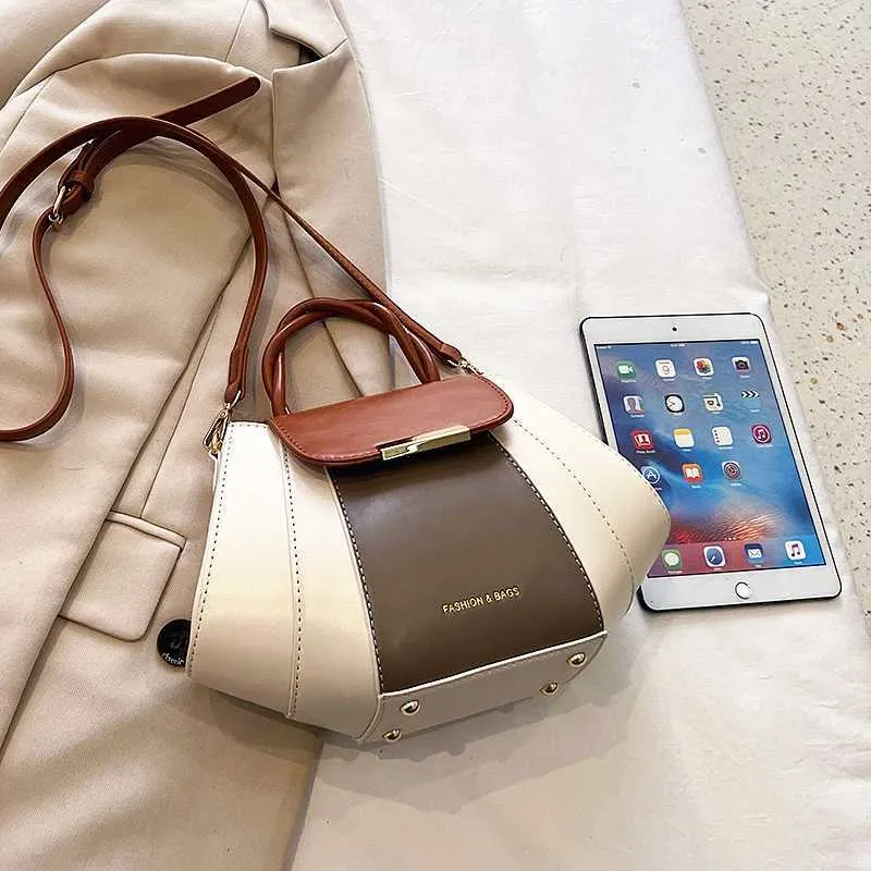 High Quality Soft Leather Handbag Women Purses Female Designer Patchwork Ladies Shoulder Crossbody Bag Sac A Main_voghion.com