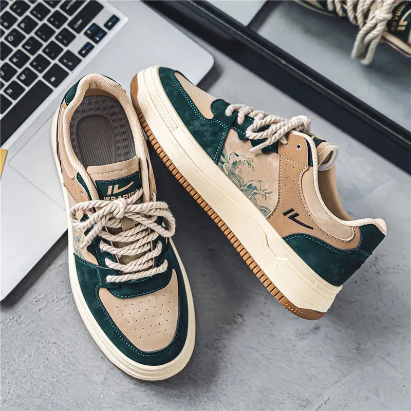 Original Mens Tennis Fashion Casual Men Gym Footwear Platform Cozy Skate Shoes In 250310_voghion.com