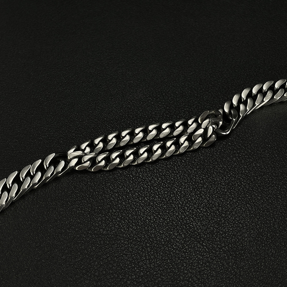 Source Cuban Link Chain Men's Bracelet Rock Stainless Steel Bracelet_voghion.com