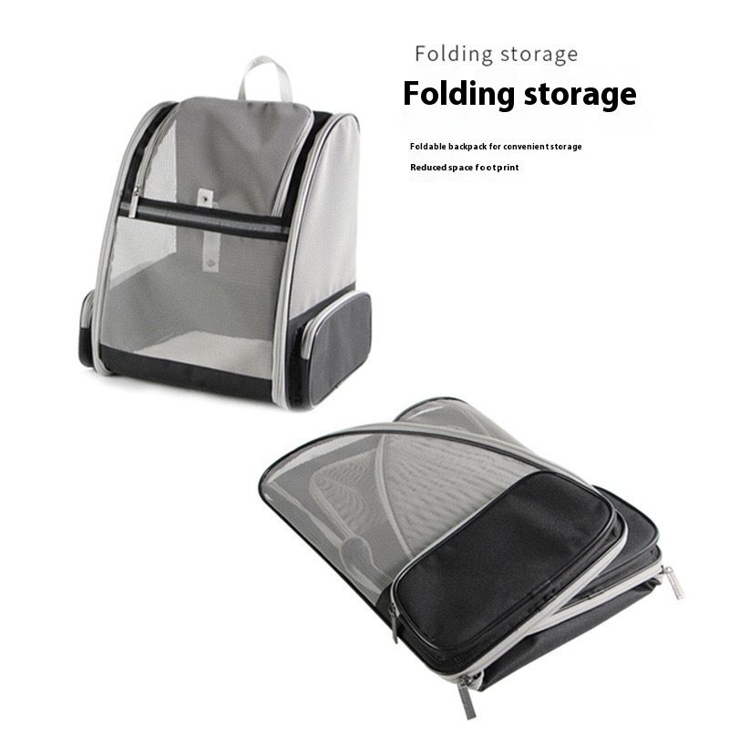 Katzentasche, Hundetasche, Outdoor-Tasche, tragbare Haustiertasche, Reppu, Leicht, Faltbar, Abnehmbar, Große_voghion.com