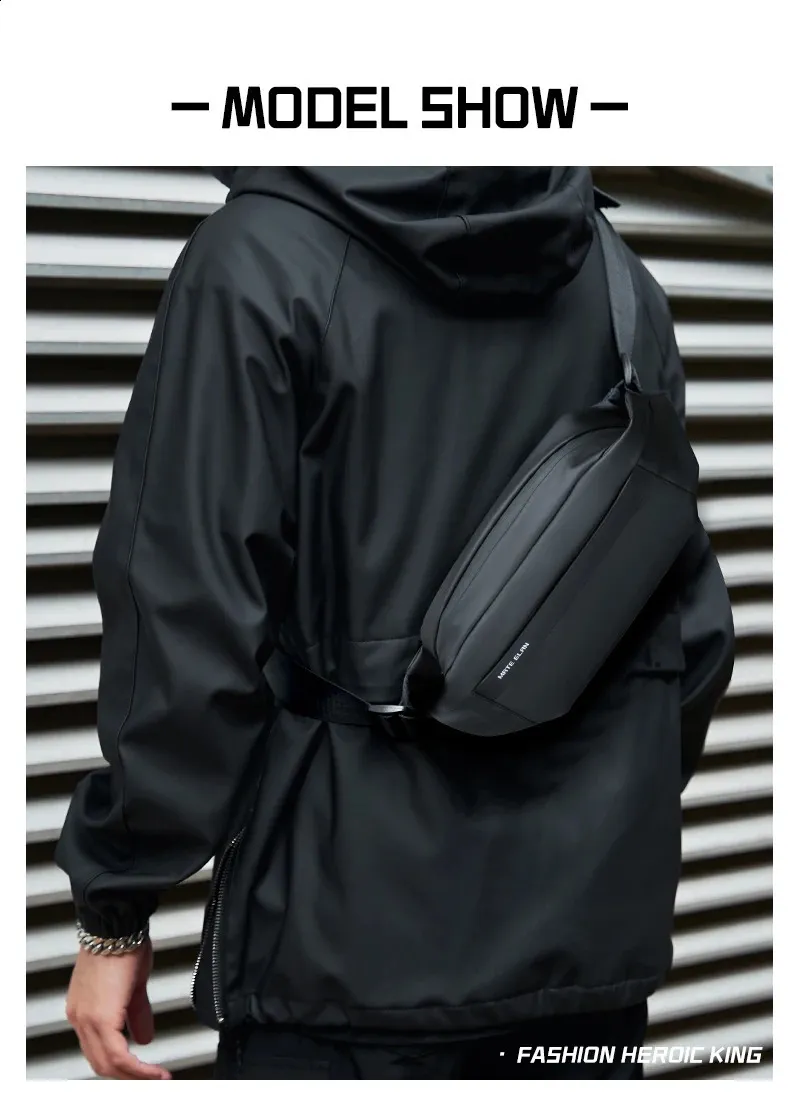 Riñonera hombre impermeable para deporte y viaje_voghion.com