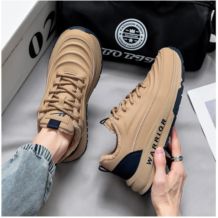 Cotton 2024 New Winter Men's Velvet Thickened Casual Running Sports Shoes _voghion.com