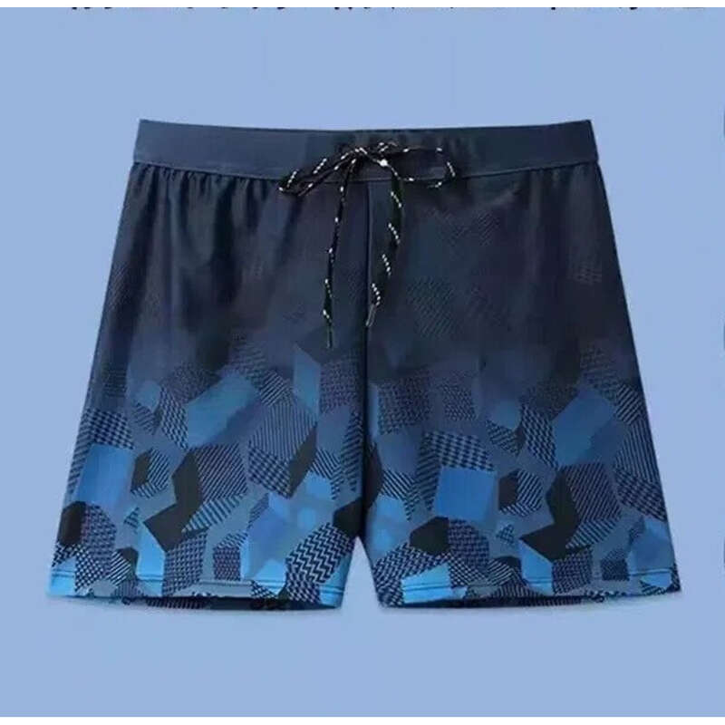 Swimming Trunks For Men To Prevent Awkwardness, Loose Fitting And Quick Drying, Men's Flat Angle Swimming Trunks,_voghion.com