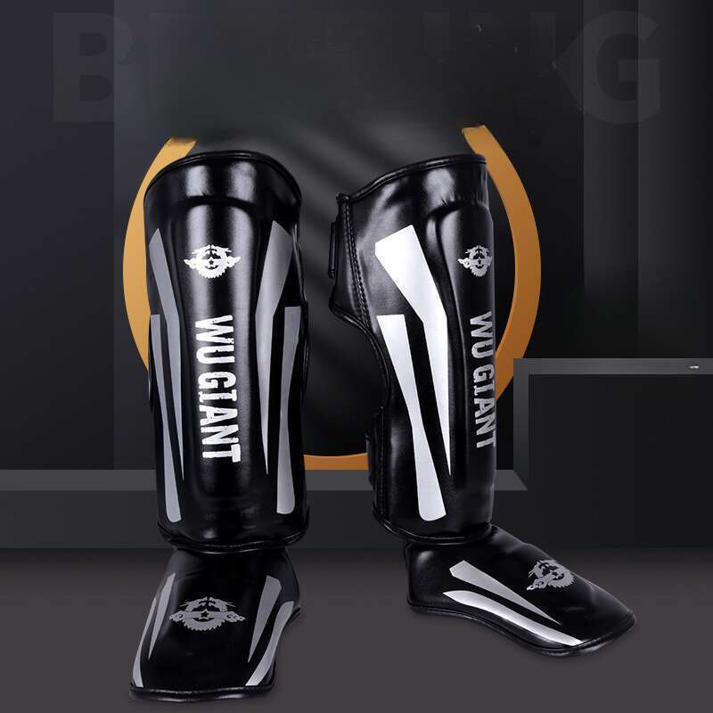 Say Goodbye To The Pain And Troubles! Thickened Leg Guards To Protect The Instep And Tibia For Sanda Combat And Martial Arts Fitness_voghion.com