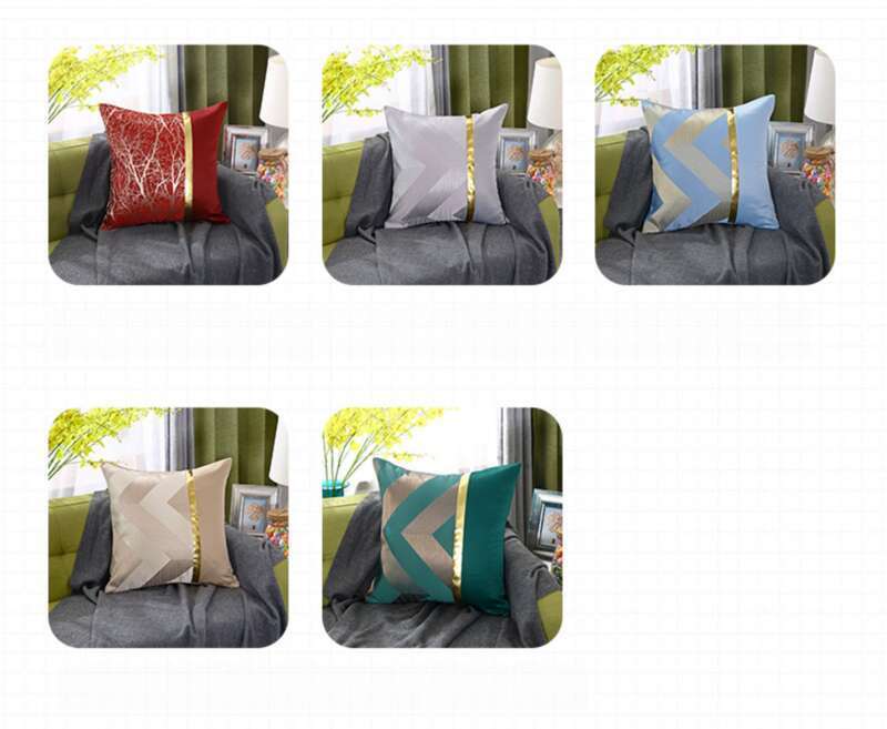 Home Geometric Pattern, High Precision Jacquard Pillowcase With Core_voghion.com