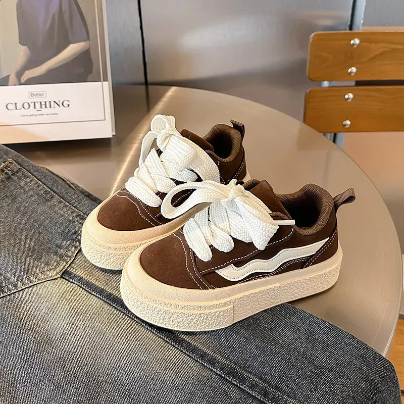 Childrens round toes comfortable and fashionable anti slip sports childrens soft soled casual edition shoes 240912_voghion.com