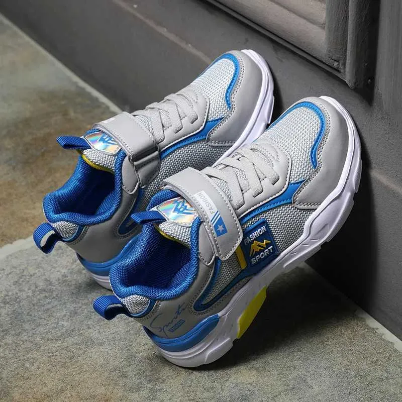 Scarpe sportive per bambini all'aperto, traspiranti, casual, antiscivolo, per bambini, alla moda, H241019_voghion.com