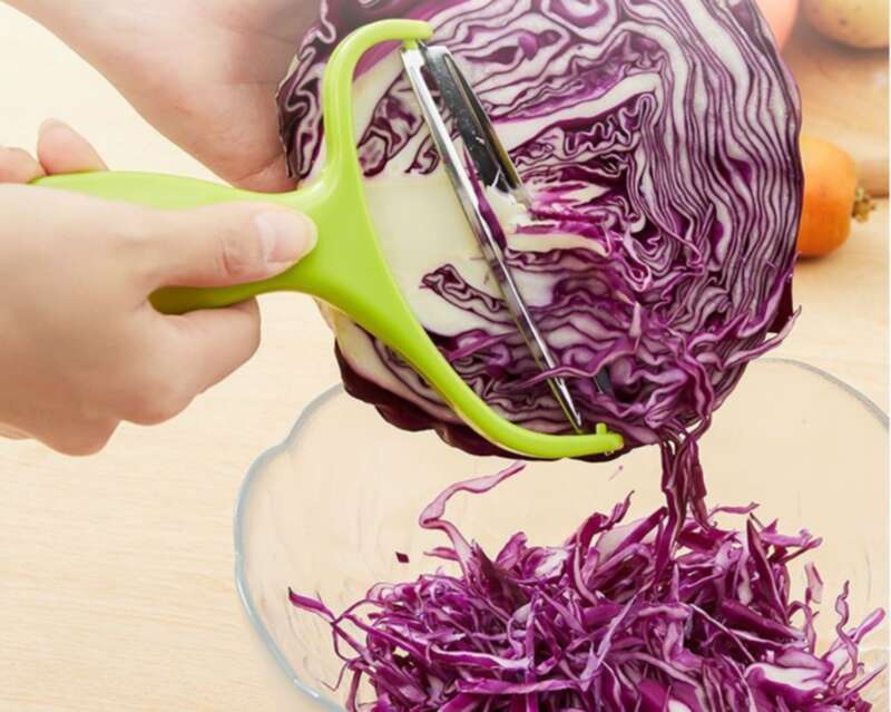 【 32000 People's Collection 】 Scraper And Wiper, Japanese Purple Shredder, Large Wide Mouth Cabbage Shredder_voghion.com