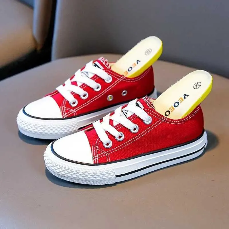 Athletic Outdoor Childrens low top canvas boys outdoor running shoes breathable and wear-resistant girls sports_voghion.com