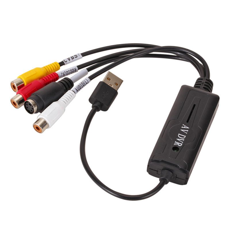 Xinweiqing Portable Durable Plastic USB 2.0 Video Capture Card for NTSC_voghion.com