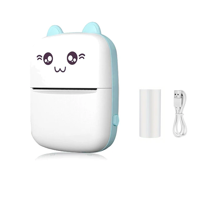 Θερμικός εκτυπωτής MINI Wirelessly BT 203dpi Σημείωση φωτογραφικής ετικέτας Λανθασμένη ερώτηση Εκτύπωση με καλώδιο USB Imprimante Portable_voghion.com