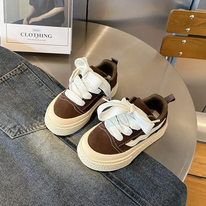 Childrens round toes comfortable and fashionable anti slip sports childrens soft soled casual edition shoes 240912_voghion.com