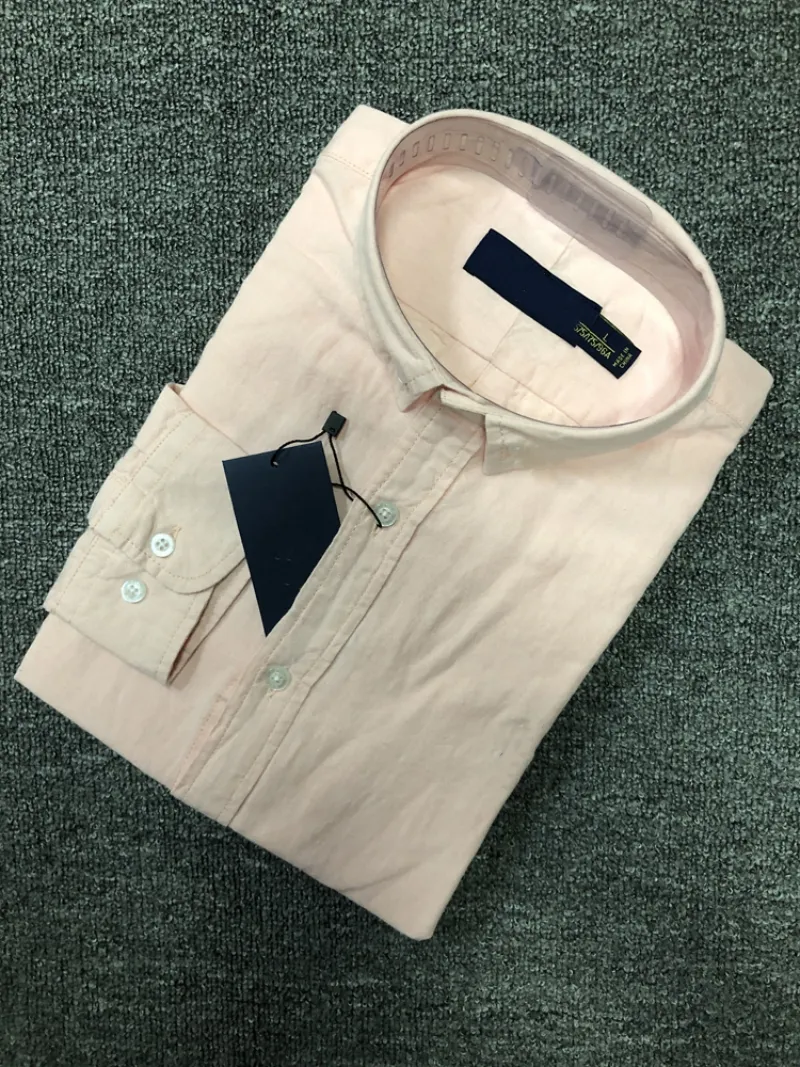 2024 Mens Shirts polo Small horse quality en Embroidery blouse Long Sleeve Solid Color Slim Fit Casual Business clothing_voghion.com