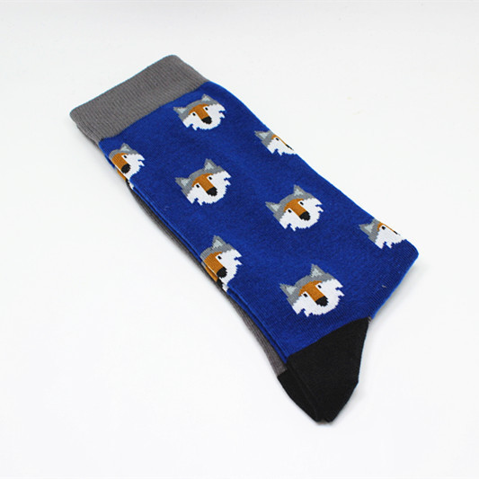 Cartoon Source Multi-pattern Men's Mid-calf Trendy Personality Cotton Socks, Spring New Style_voghion.com