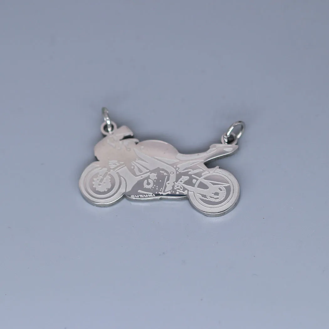 Collane con ciondolo 2 pezzi/lotto Punk Motocicletta per collana Braccialetti Gioielli Artigianato Realizzazione di risultati Fatto a mano Inossidabile_voghion.com