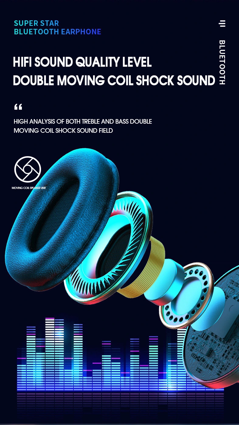 Wireless Bluetooth Headphones With Led Lights For Gaming And Music_voghion.com