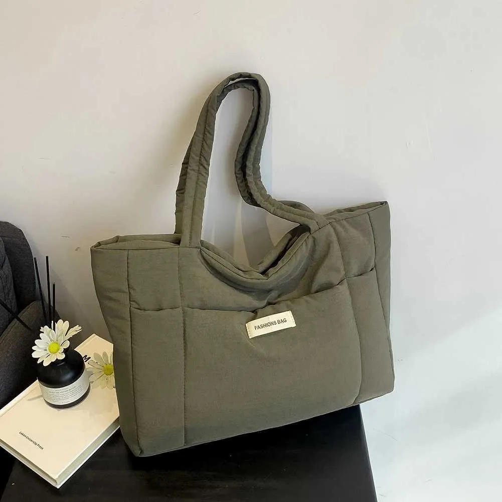 Damen Puffer Tasche Gesteppt Designer Schultertasche Shopping_voghion.com
